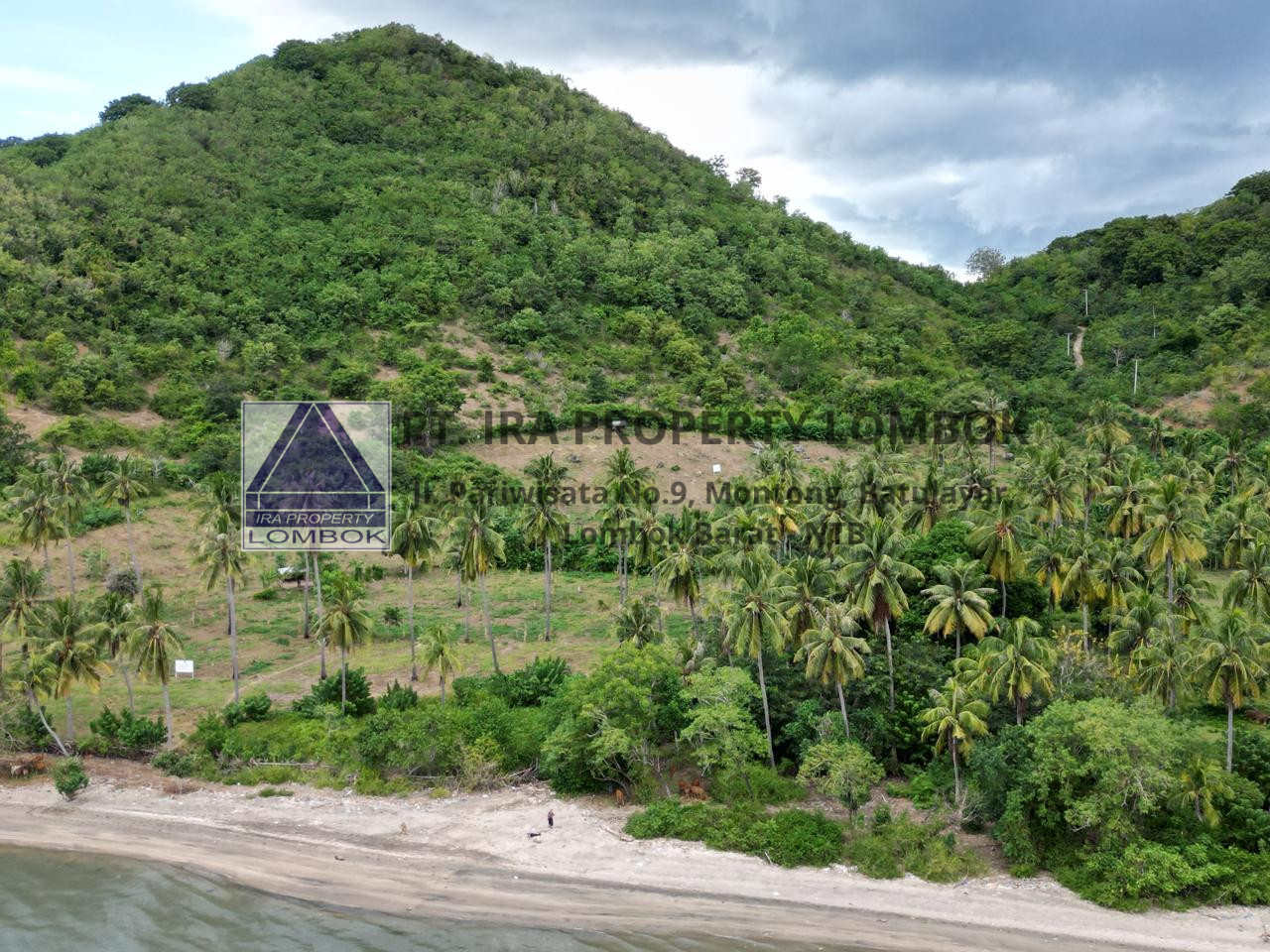 Hilltop Land with Ocean and Lembar Harbor Views in Sekotong