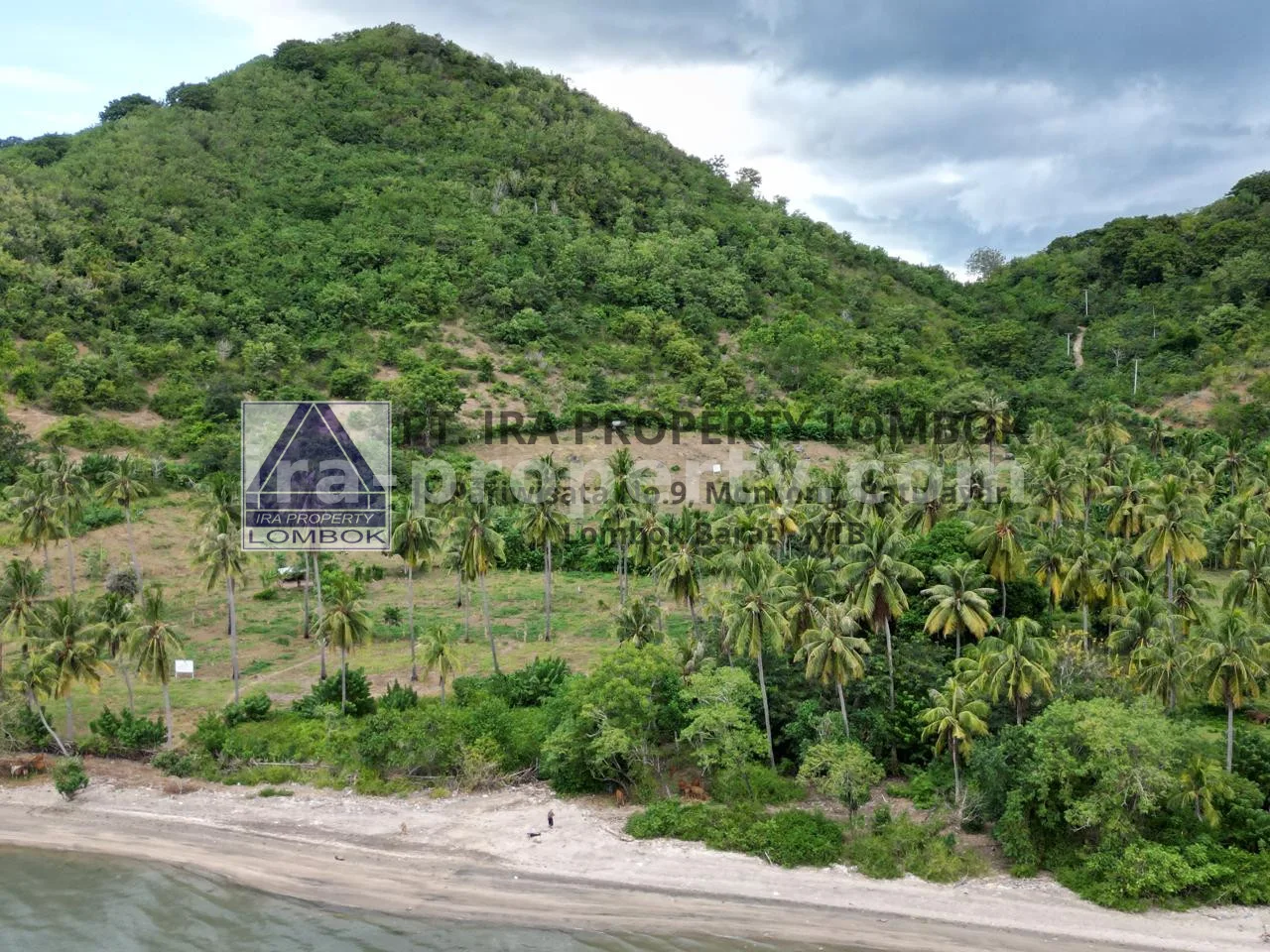 Hilltop Land with Ocean and Lembar Harbor Views in Sekotong