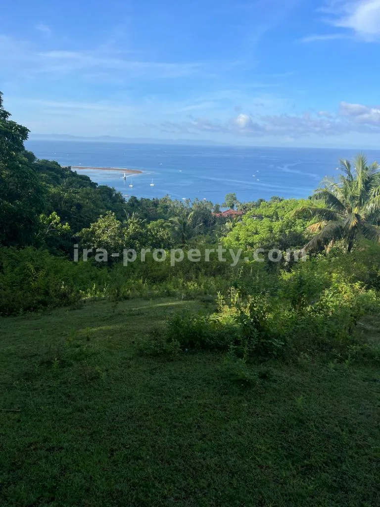 Full Ocean View Land in Central Senggigi