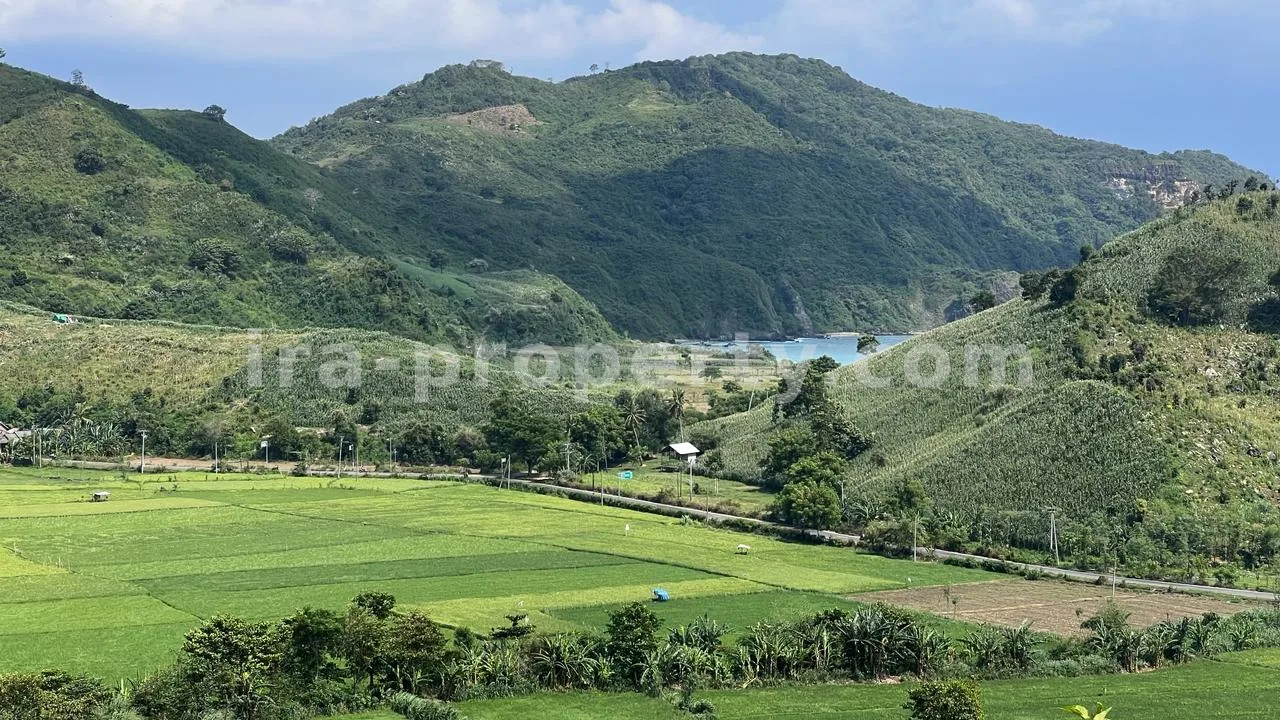 Sea View Land in Mawun, Kuta Mandalika (73.6 are)