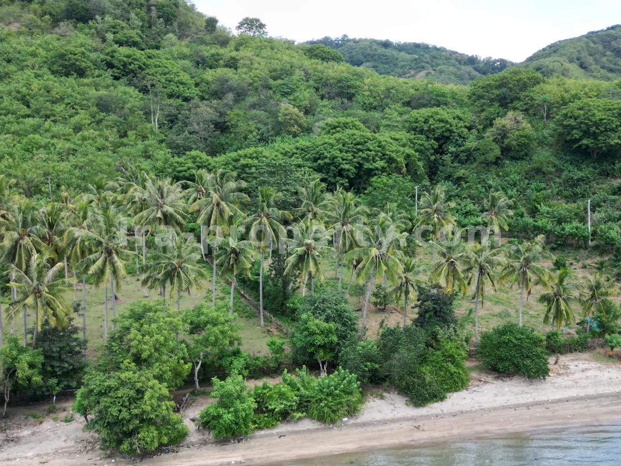 Hilltop Land with Ocean and Lembar Harbor Views in Sekotong