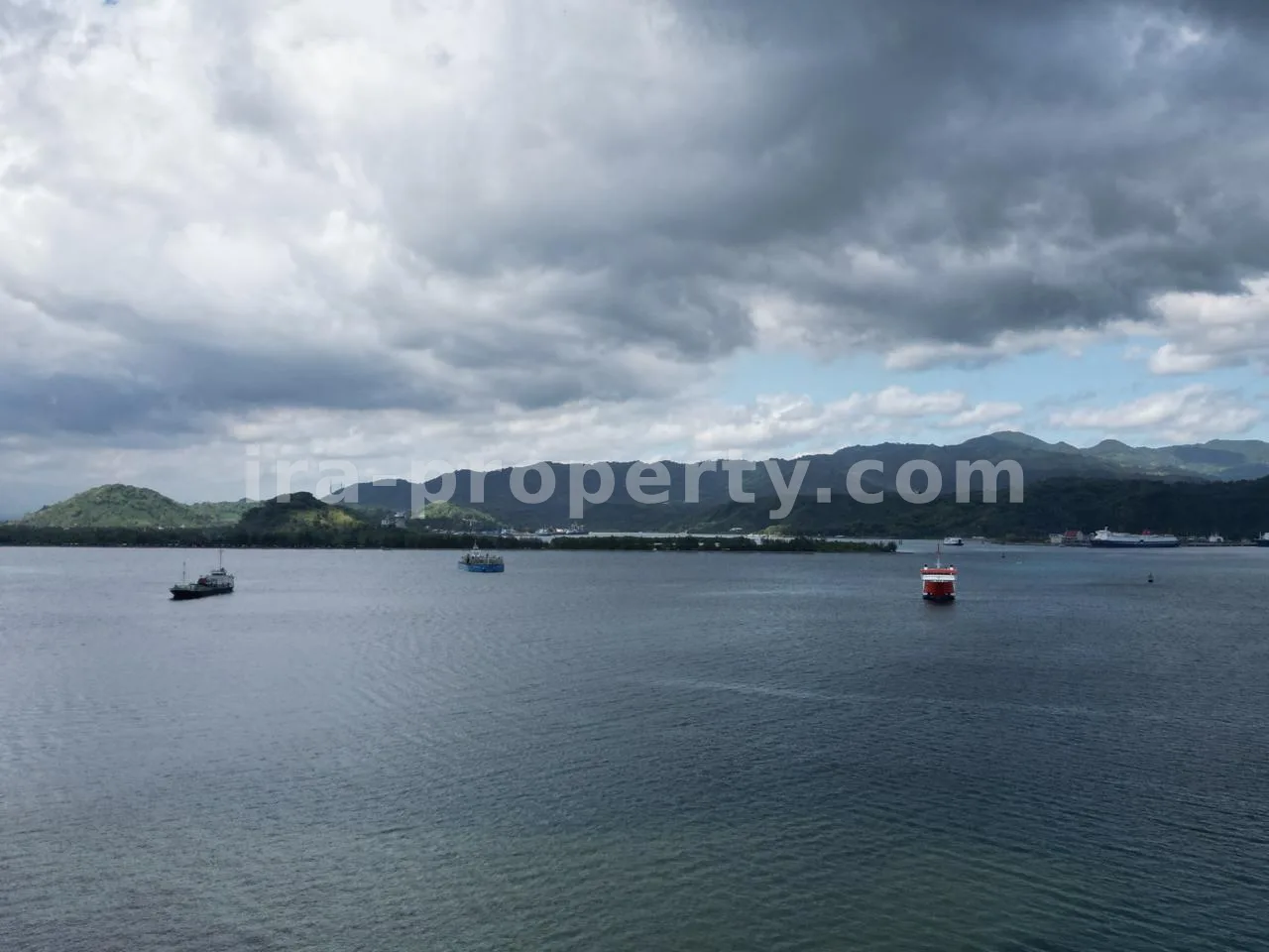 Hilltop Land with Ocean and Lembar Harbor Views in Sekotong