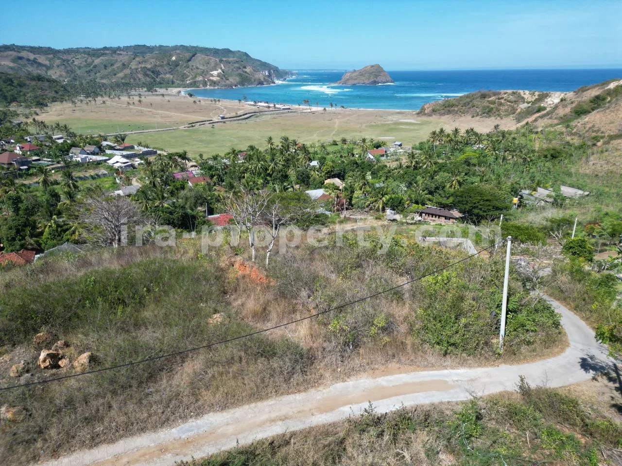 Full Sea View Land in Areguling Near Kuta Mandalika