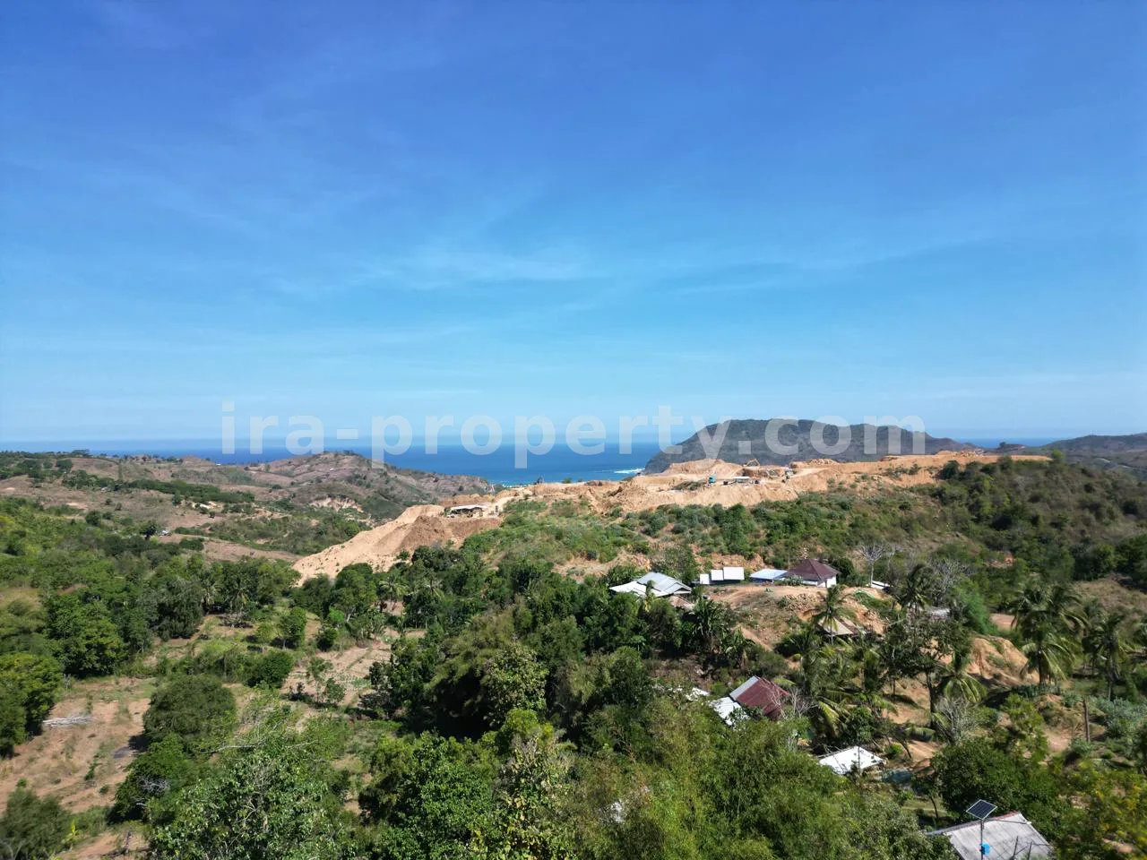 Full Sea View Land in Areguling Near Kuta Mandalika