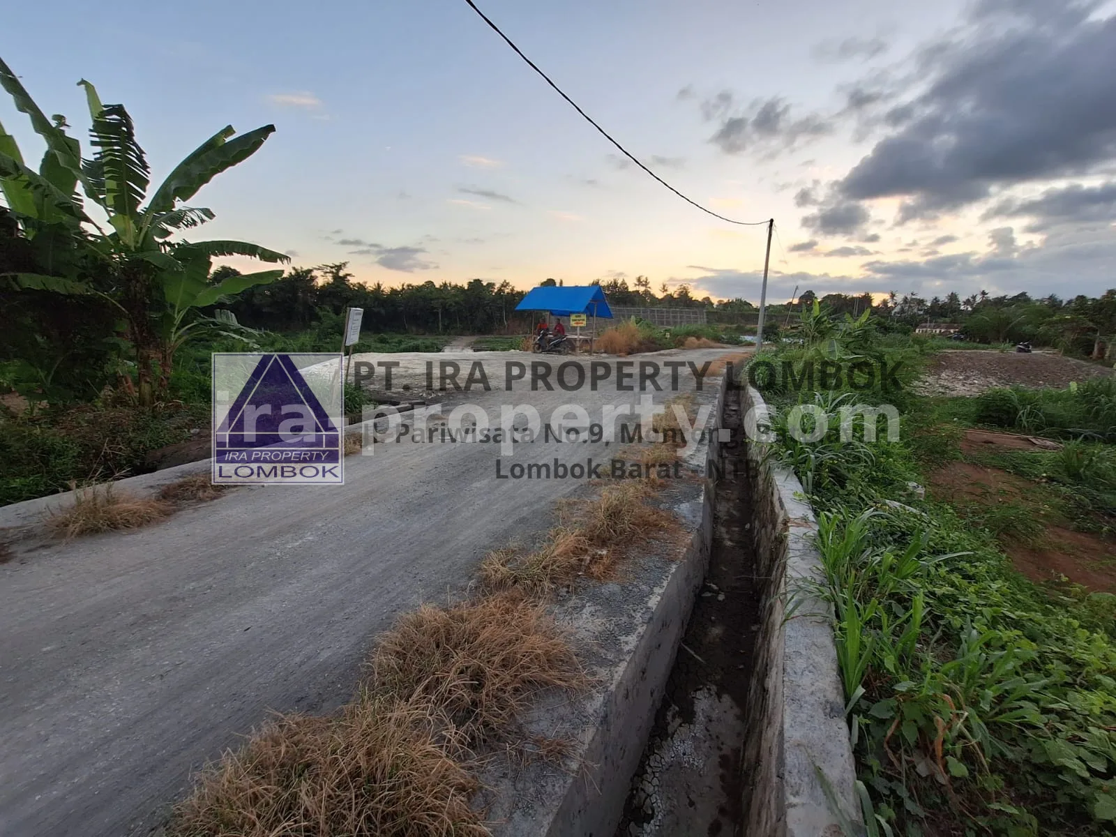 Mountain and Ocean View Land for Sale in Keramas, Bali