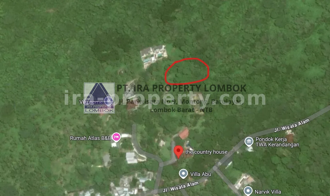 Land for Sale Near Senggigi, Kerandangan Tourist Area