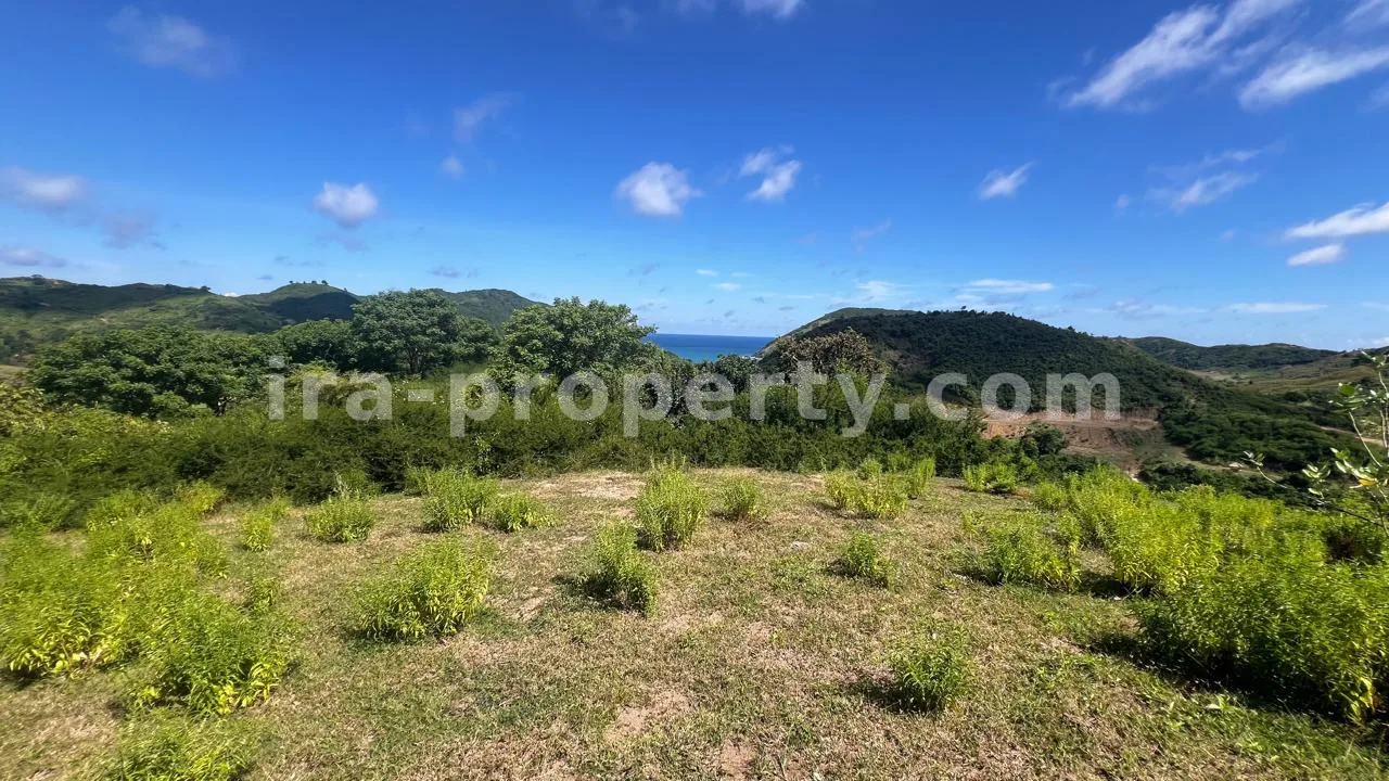 Land for Sale with Stunning Ocean View in Mawun, Kuta Mandalika