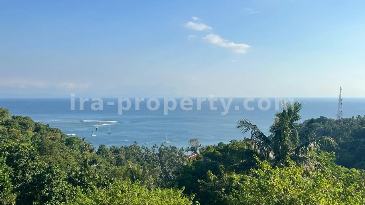 Premium Ocean View Land for Sale in Central Senggigi, West Lombok