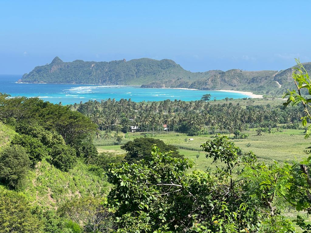 Hillside Land with Stunning Ocean View in Pengantap, Buwun Mas, West Lombok
