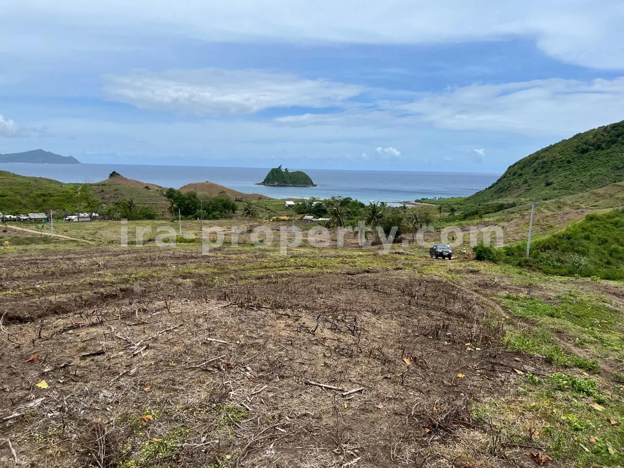 Ocean-View Land in Pengantap, Buwun Mas, West Lombok