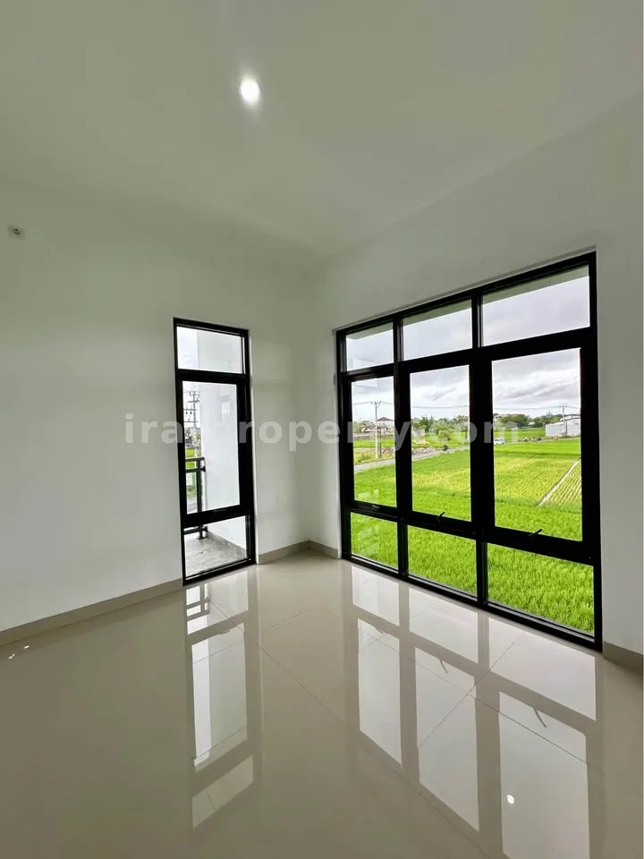 Modern Minimalist House – Roadside, Rice Field View, Mataram