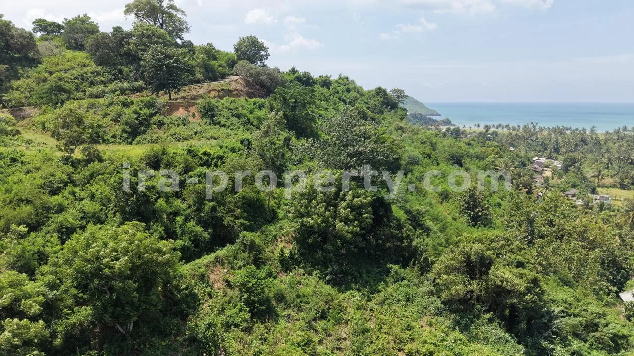 Hilltop Ocean View Land in Areguling – Near Kuta Mandalika