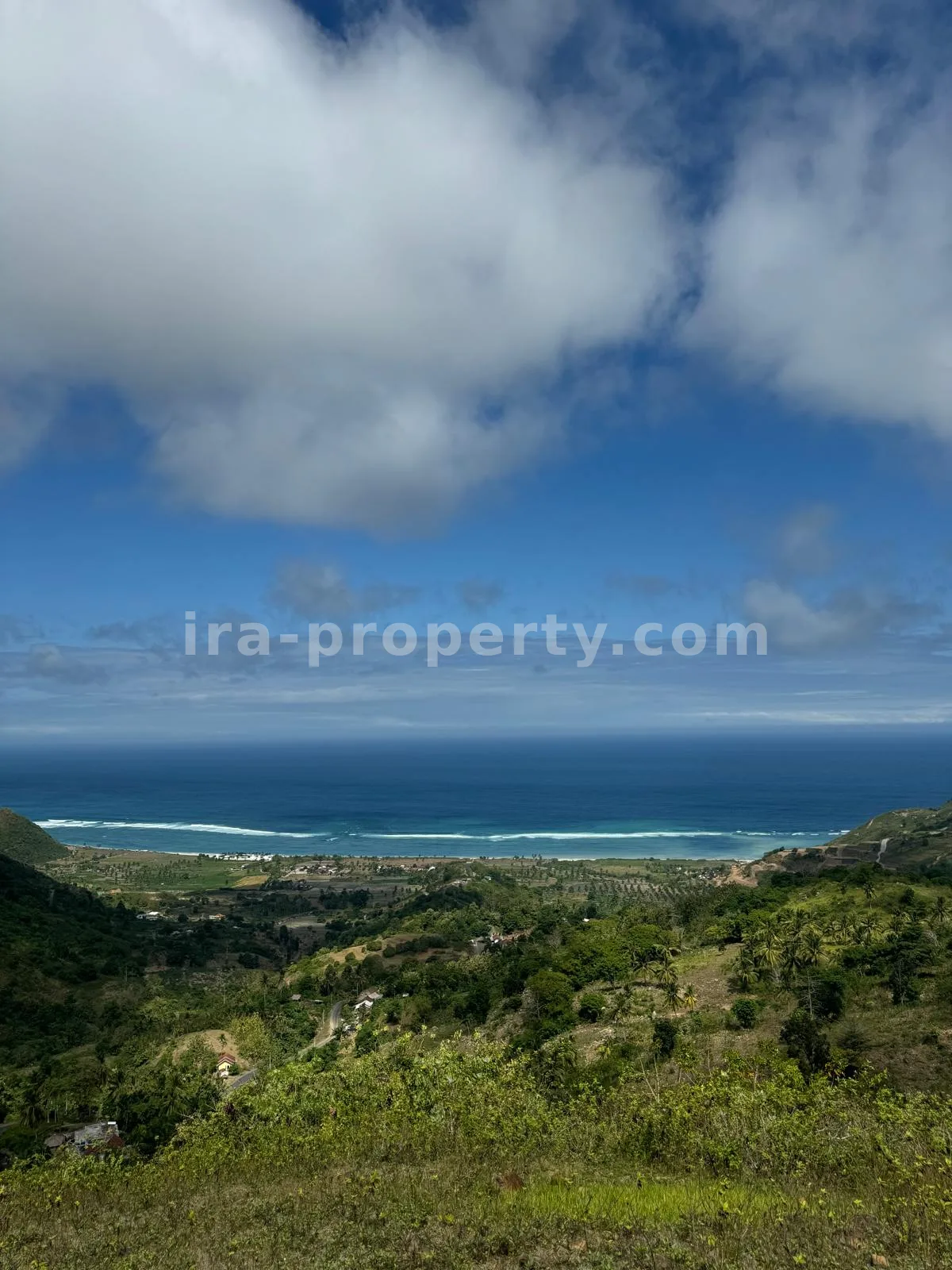 Premium 37-Are Hillside Plot – Dual Ocean & Valley Views in Torok Aiq Beleq, South Lombok