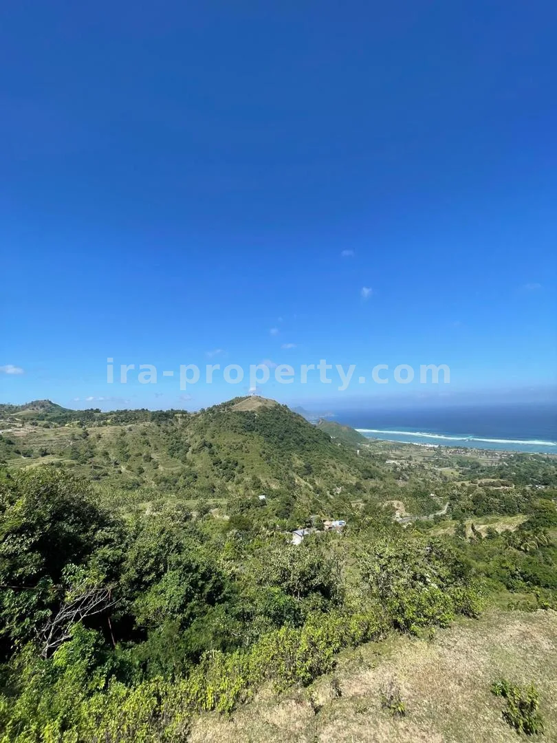 Premium 37-Are Hillside Plot – Dual Ocean & Valley Views in Torok Aiq Beleq, South Lombok