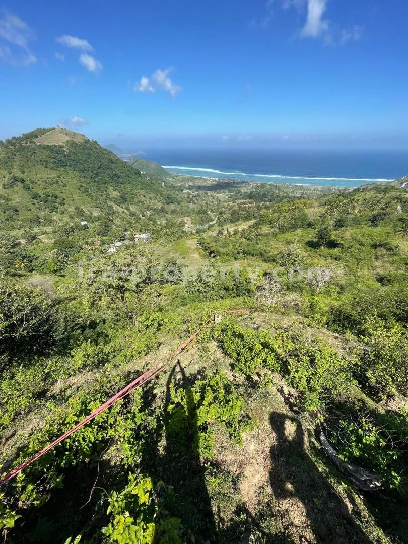 Premium 37-Are Hillside Plot – Dual Ocean & Valley Views in Torok Aiq Beleq, South Lombok