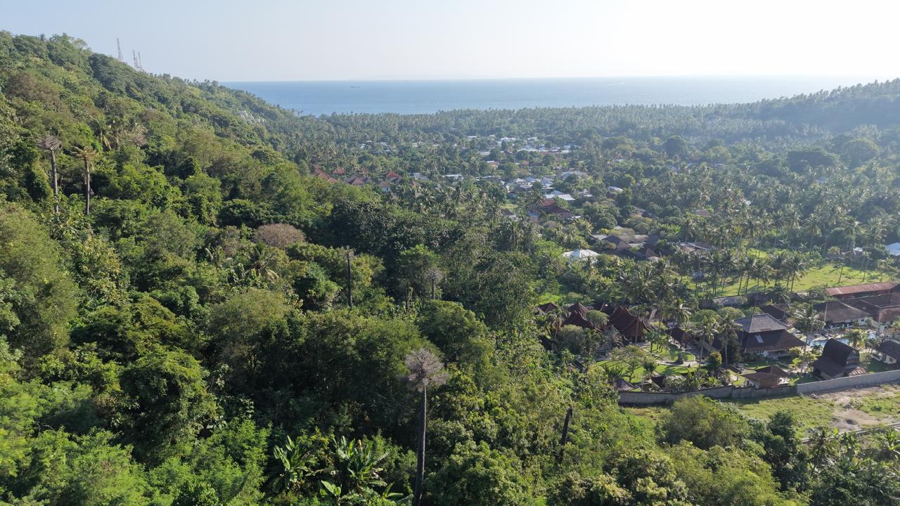 Sea View Land for Sale in Kerandangan, Near Senggigi – Peaceful Hillside Investment Opportunity