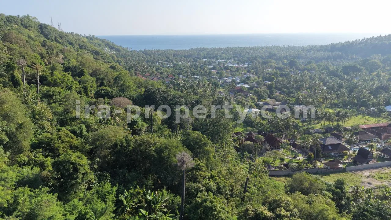 Sea View Land for Sale in Kerandangan, Near Senggigi – Peaceful Hillside Investment Opportunity