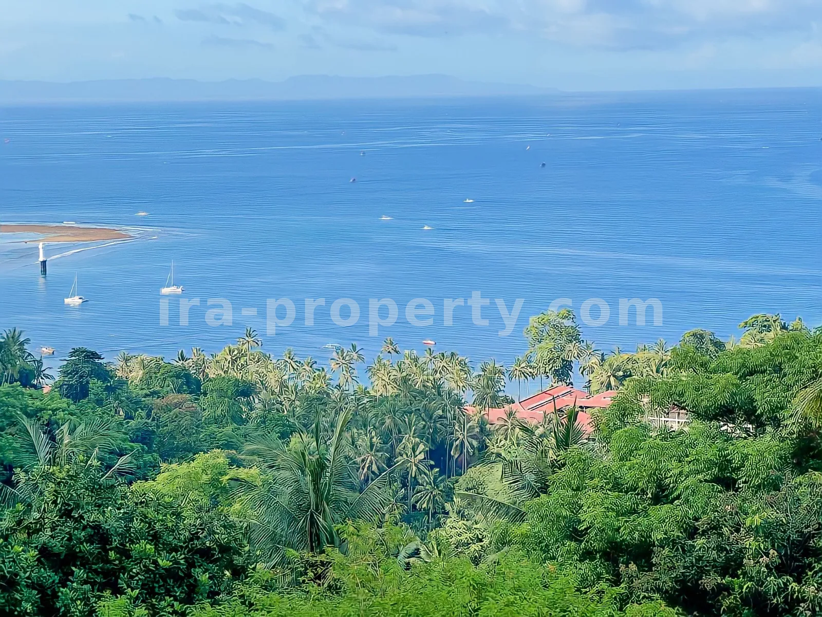 Full Ocean View Land for Sale in Central Senggigi, West Lombok