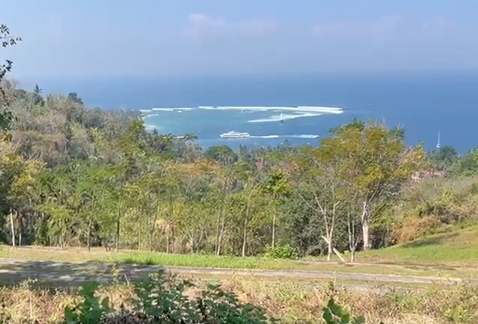 Full Ocean View Land for Sale in Central Senggigi